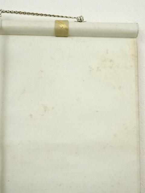 道具 ] - 道具 大徳寺 立花大亀筆 「閑雲一片清」一行書 肉筆紙本掛軸